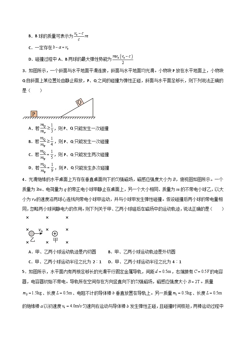 2024年 高三二轮专题复习 专题15 三大力场中的碰撞模型-02