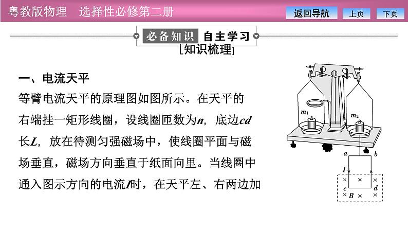 2023-2024学年粤教版（2019）选择性必修第二册 1.2安培力的应用 课件04