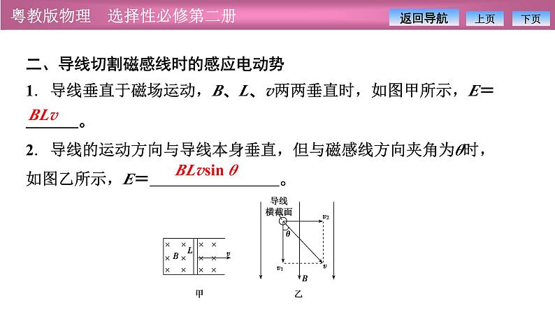 2023-2024学年粤教版（2019）选择性必修第二册 2.2法拉第电磁感应定律 课件07