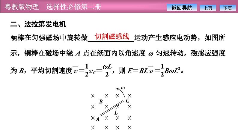 2023-2024学年粤教版（2019）选择性必修第二册 2.3电磁感应定律的应用 课件第5页