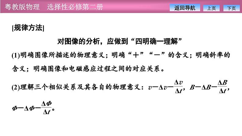 2023-2024学年粤教版（2019）选择性必修第二册 第二章 习题课四 电磁感应的综合应用 课件08