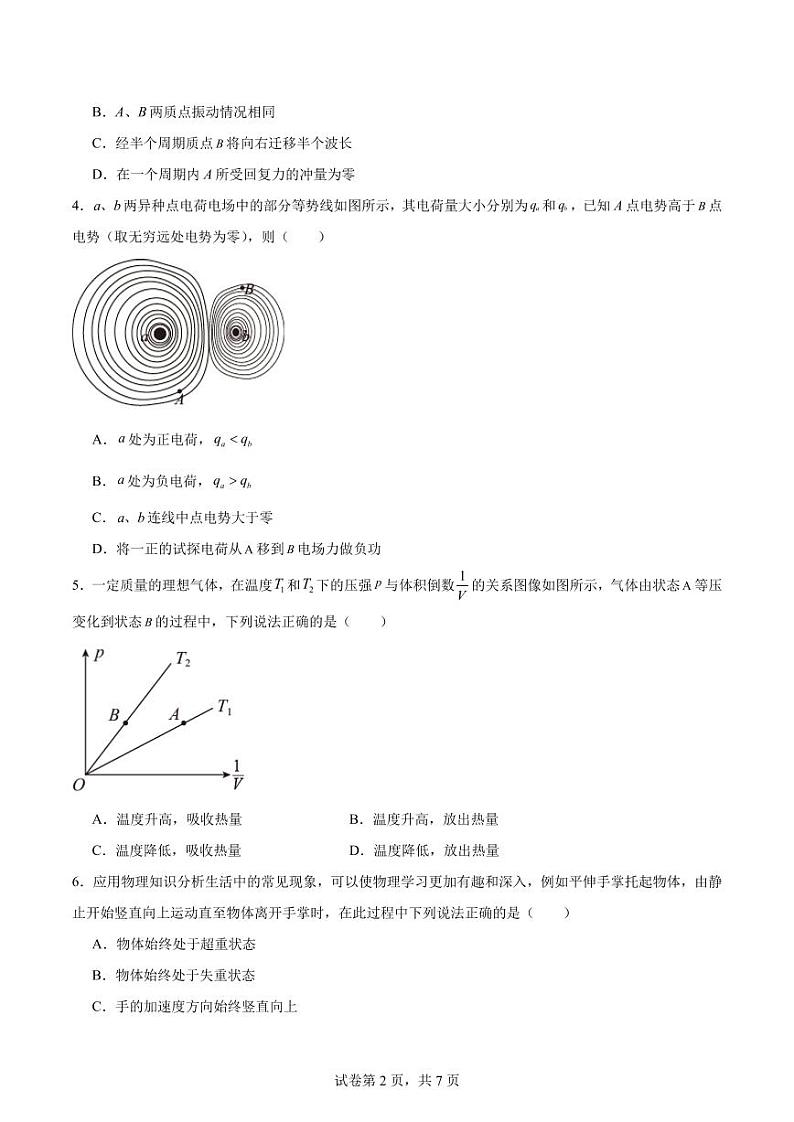 江苏省2024年高考物理考前押题卷第2页