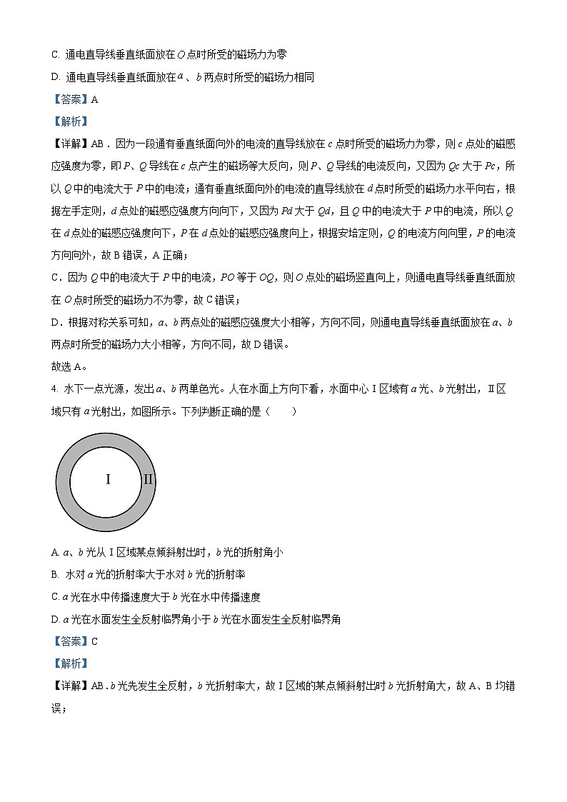 江西省吉安市多校联考2023-2024学年高二下学期3月月考物理试题（Word版附答案）03