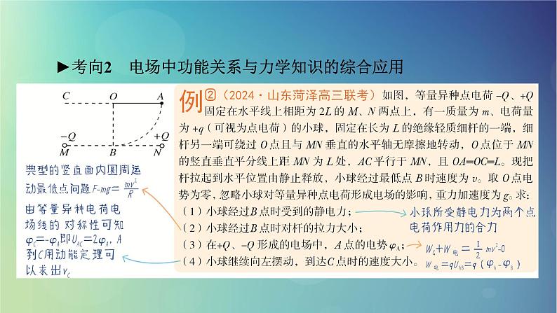 2025高考物理一轮总复习第9章静电场专题强化10电场中功能关系及图像问题课件07