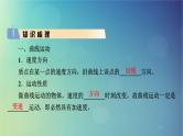 2025高考物理一轮总复习第4章抛体运动与圆周运动第11讲曲线运动运动的合成与分解课件