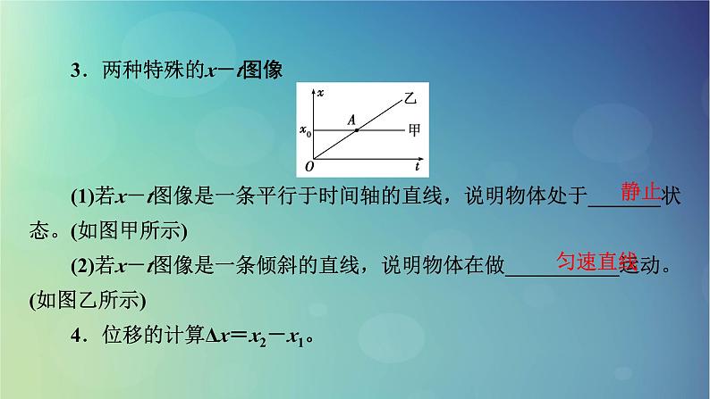 2025高考物理一轮总复习第1章运动的描述匀变速直线运动的研究第4讲运动图像课件04