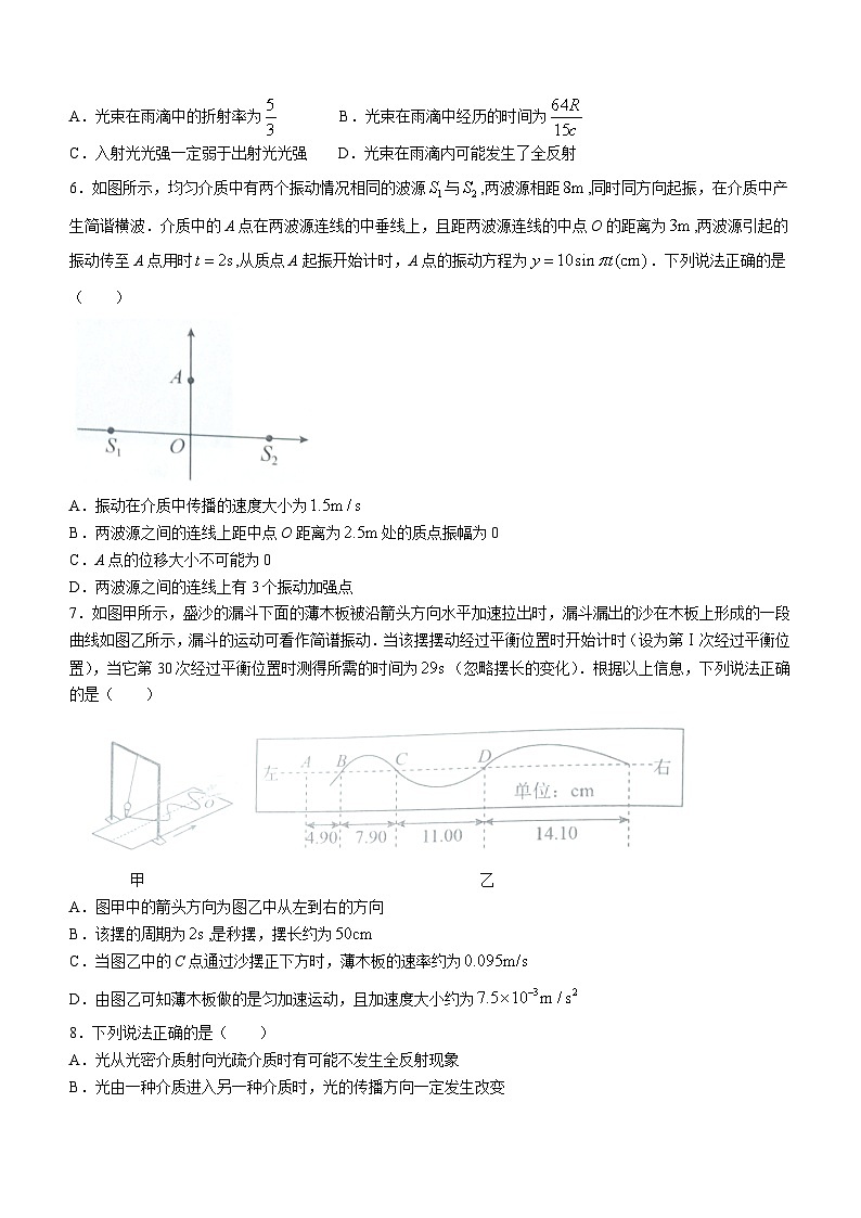 2024大连滨城高中联盟高二下学期4月月考试题物理含解析第3页