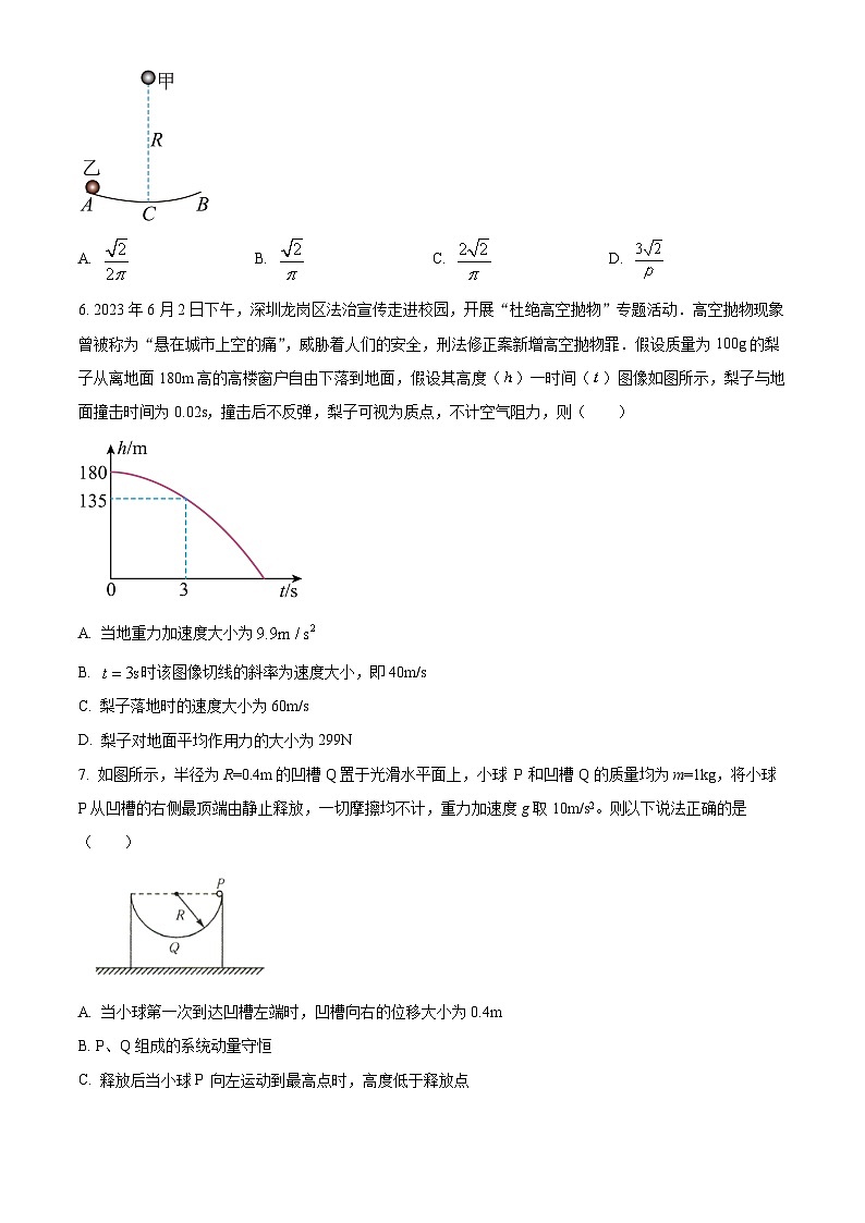 河北省沧州市沧州十校2023-2024学年高二下学期3月月考物理试题（原卷版+解析版）03