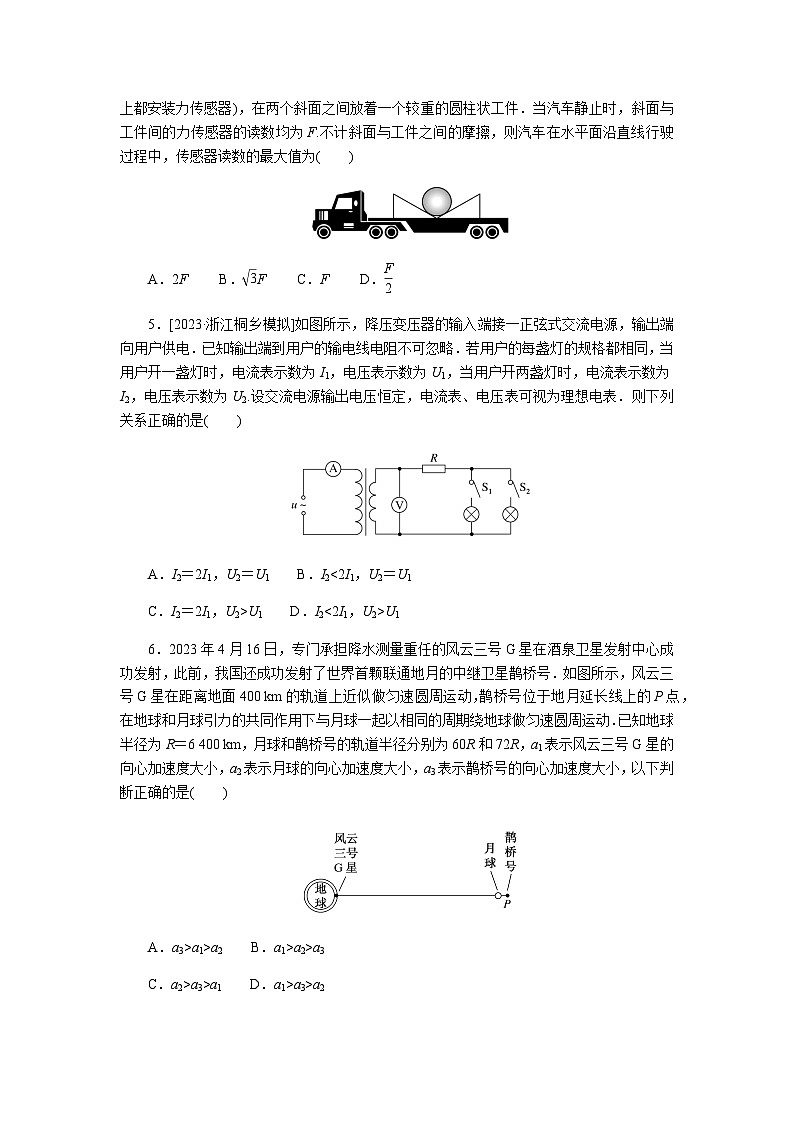 2024届高考物理二轮复习选择题专项练(3)02