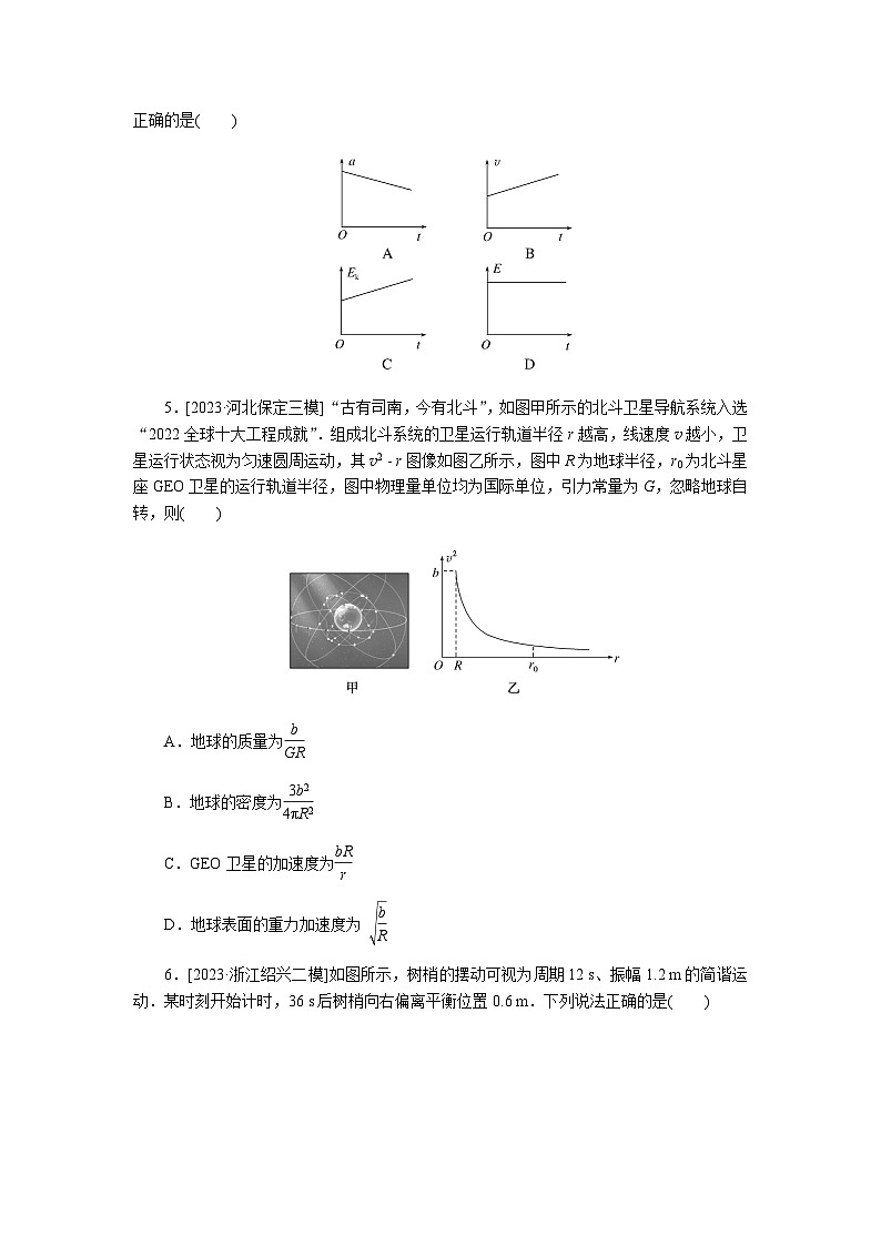 2024届高考物理二轮复习选择题专项练(4)02