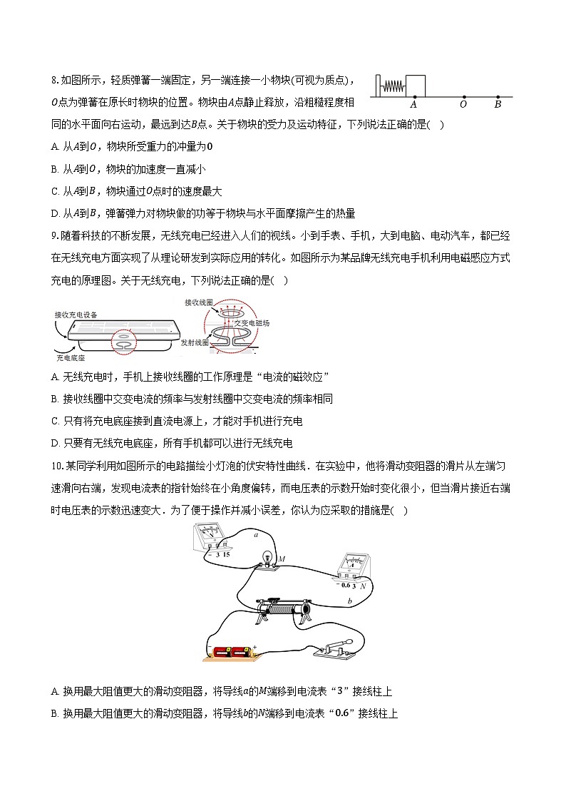2024年北京市延庆区高考物理一模试卷（含解析）03