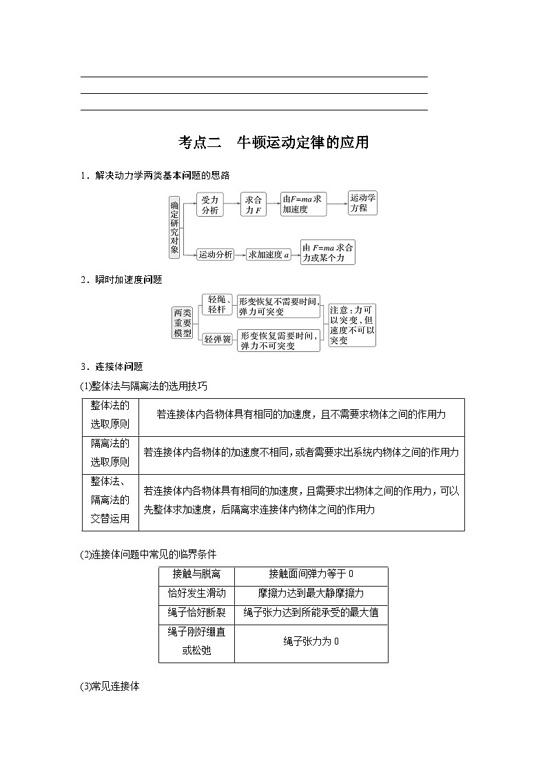 专题一　第2讲　牛顿运动定律与直线运动第3页