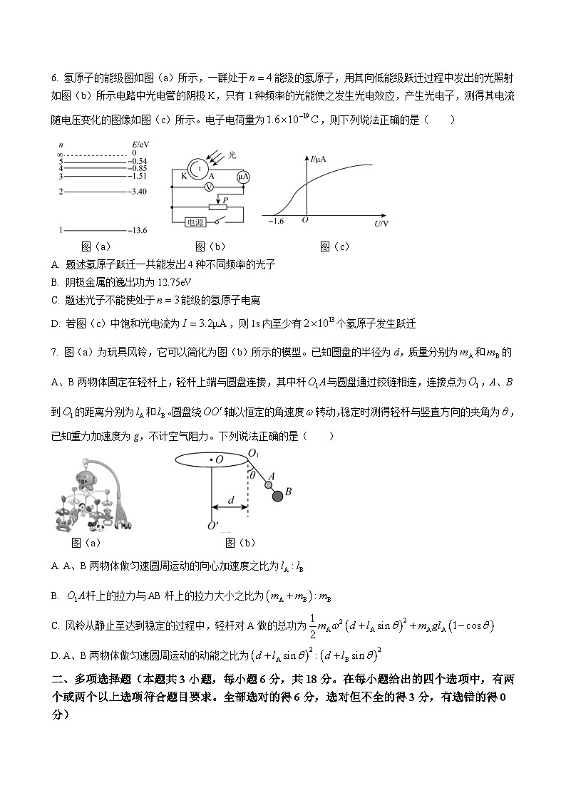 2024届河北省承德市第一中学等部分高中高三下学期二模物理试题（Word版）03