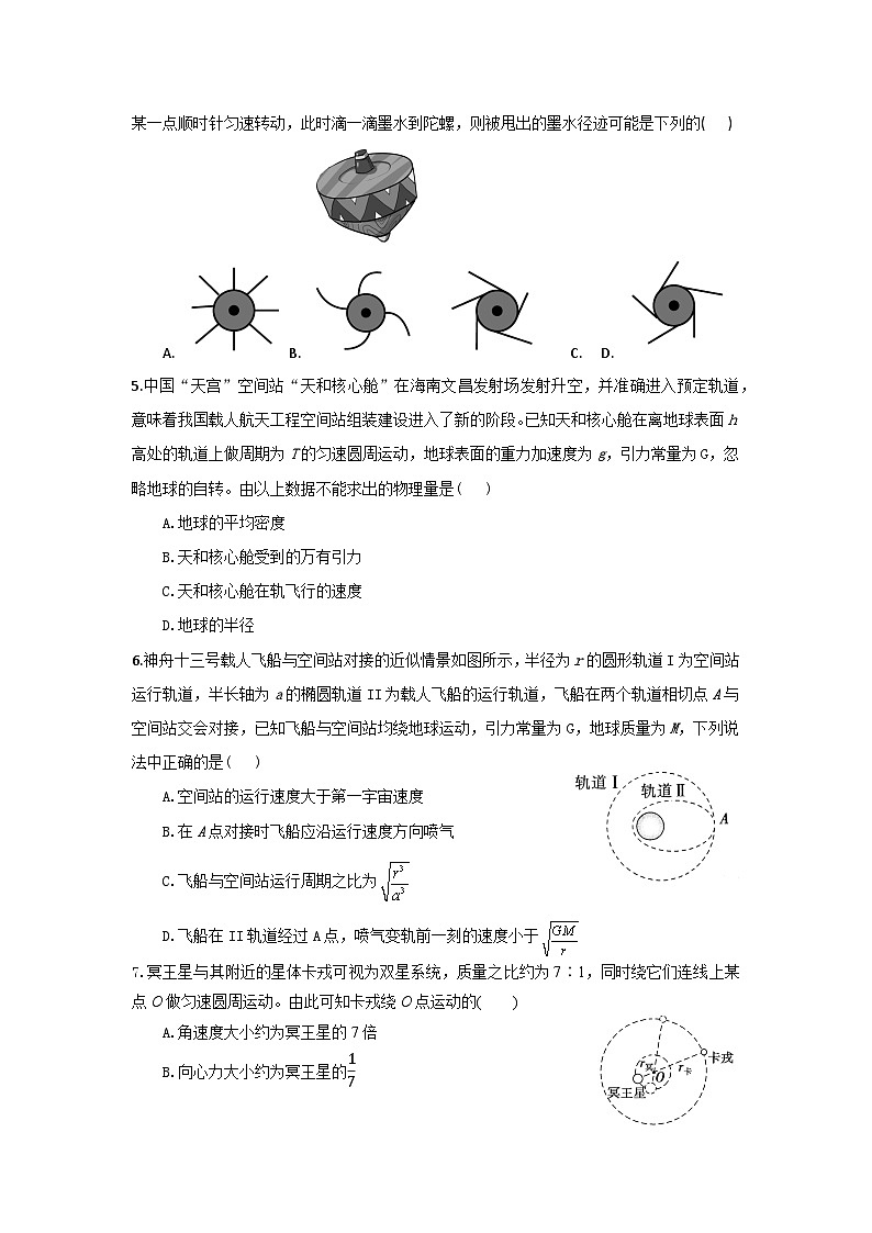海南省琼海市嘉积中学2023-2024学年高一下学期4月月考物理试题+B卷第2页
