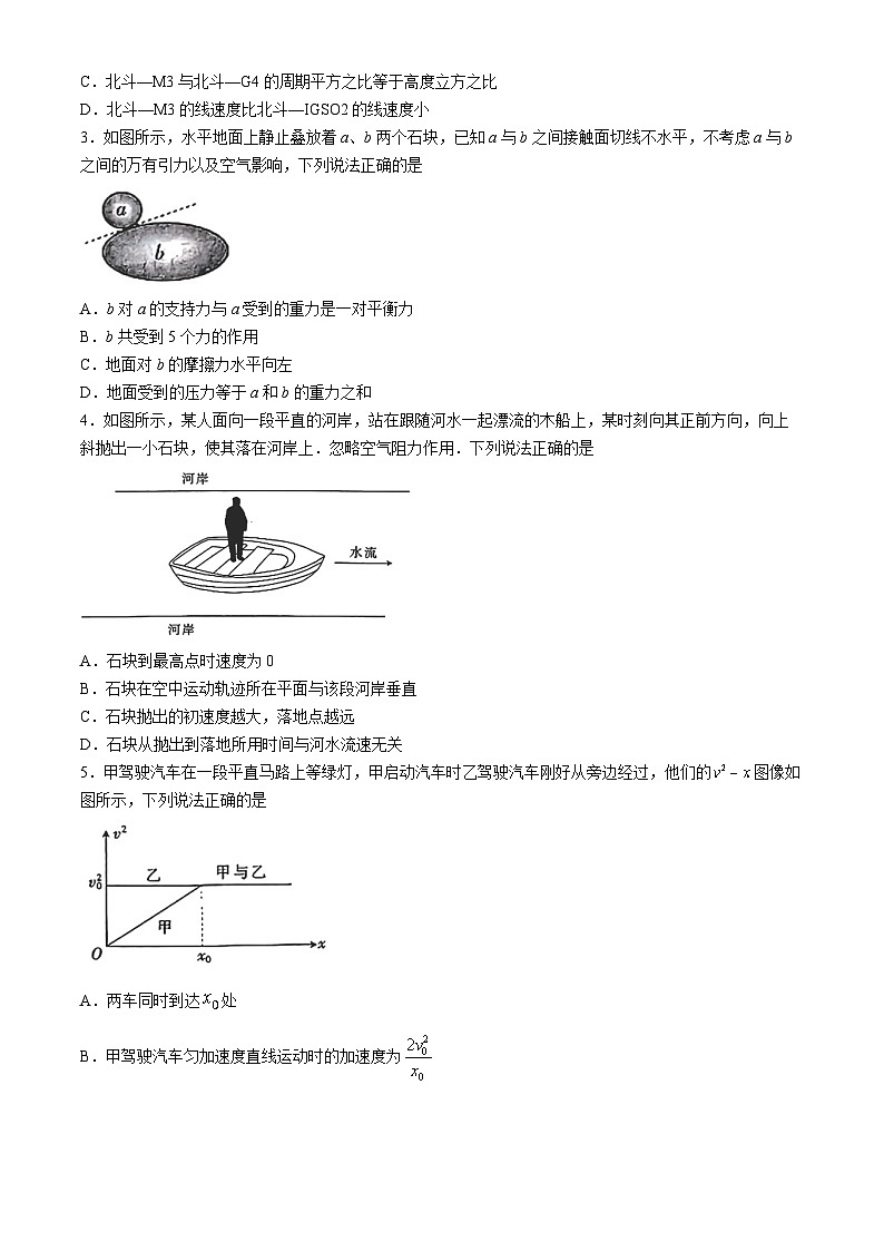 广东省茂名市2024届高三下学期4月二模考试物理试卷（Word版附答案）02