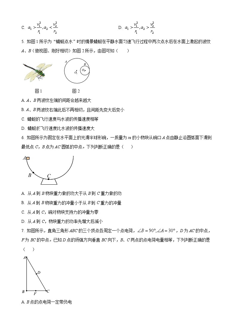 2024届河南省濮阳市高三下学期第一次模拟考试理科综合试题-高中物理（原卷版+解析版）03