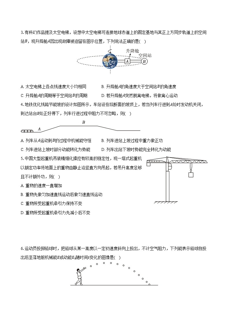 2022-2023学年广东省佛山市南海区高一（下）期中物理试卷（含解析）第2页