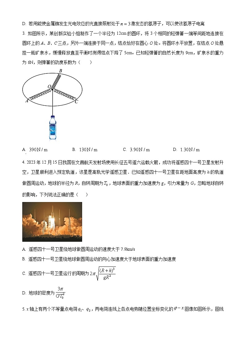 2024届山东省聊城市高三下学期二模物理试题（原卷版+解析版）02