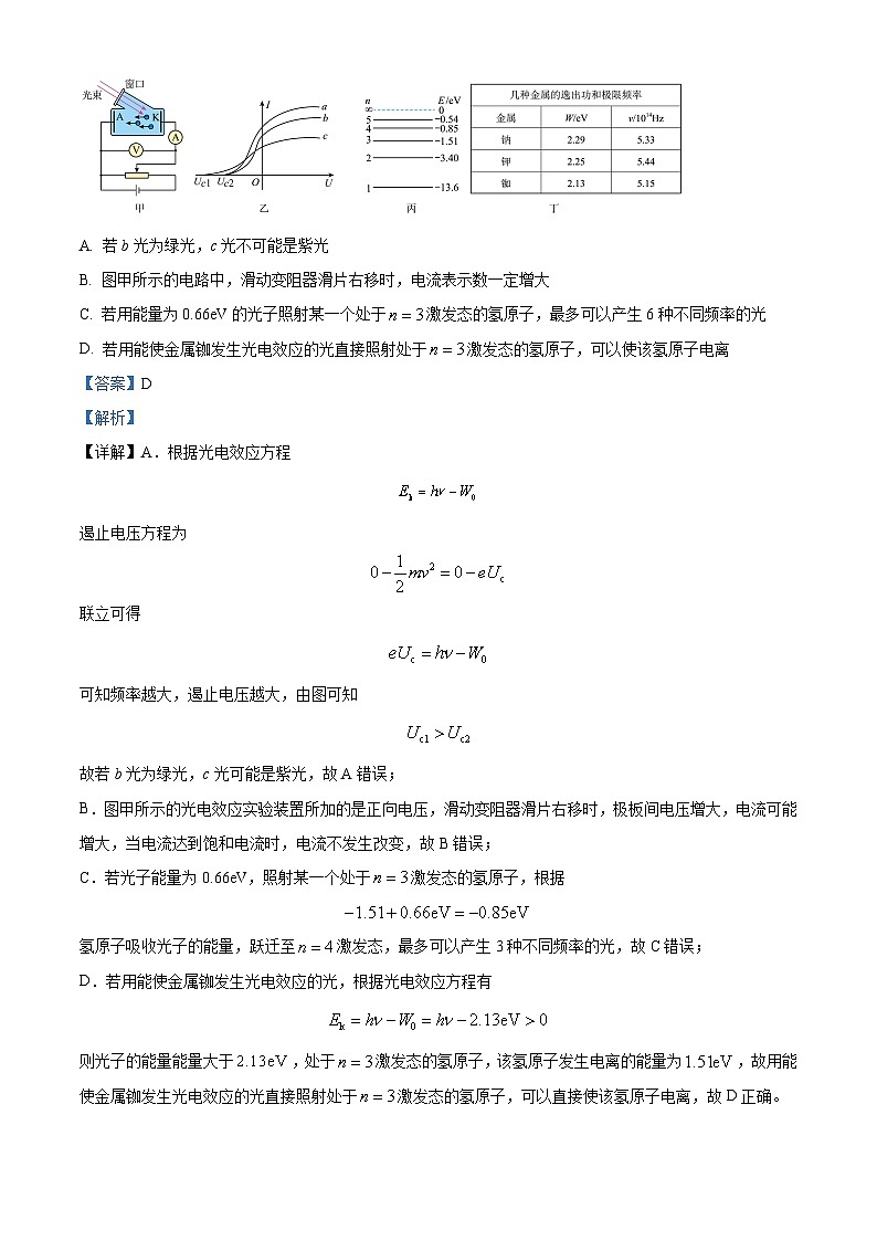 2024届山东省聊城市高三下学期二模物理试题（原卷版+解析版）02
