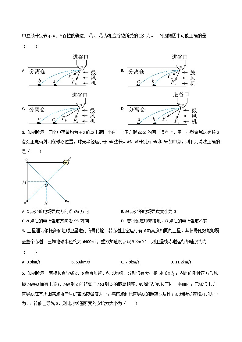 2024届内蒙古包头市高三下学期二模考试物理试题（Word版）第2页