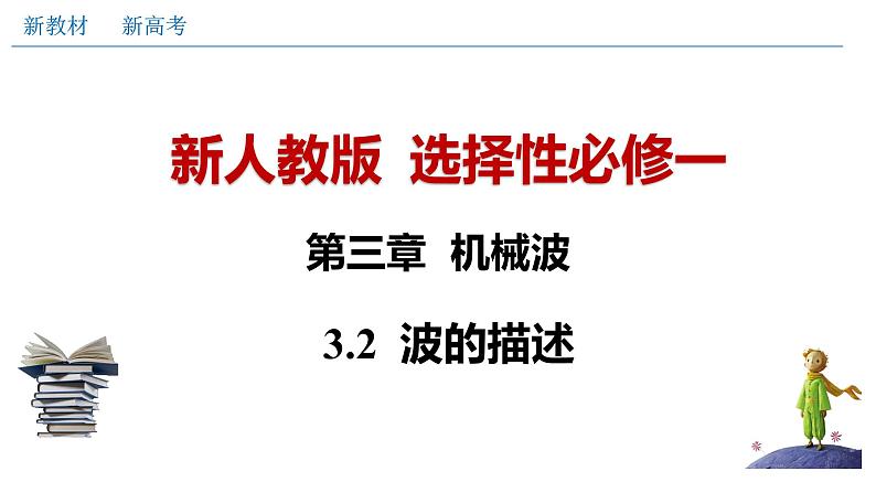 3.2波的描述+课件-2023-2024学年高二上学期物理人教版（2019）选择性必修第一册第1页