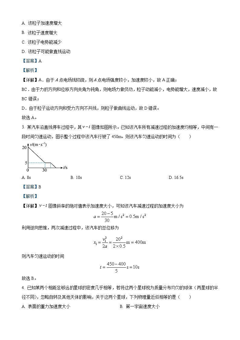 2024届重庆市高三下学期第二次联合诊断检测（二模）物理试题（原卷版+解析版）02