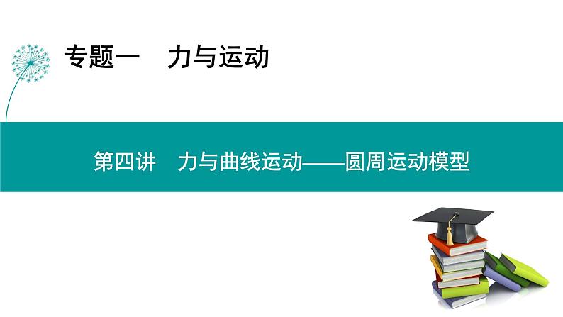 高考物理 专题一　第四讲　力与曲线运动——圆周运动模型课件PPT第1页