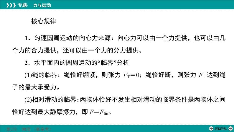 高考物理 专题一　第四讲　力与曲线运动——圆周运动模型课件PPT第6页