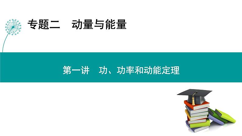 高考物理 专题二　第一讲　功、功率和动能定理课件PPT第1页