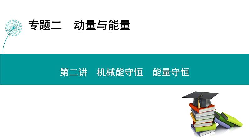 高考物理 专题二　第二讲　机械能守恒　能量守恒课件PPT第1页