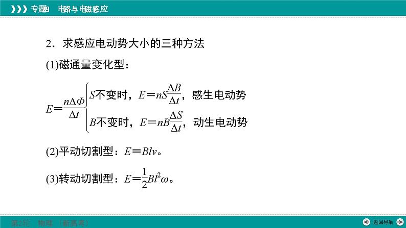 高考物理 专题四　第二讲　电磁感应课件PPT07