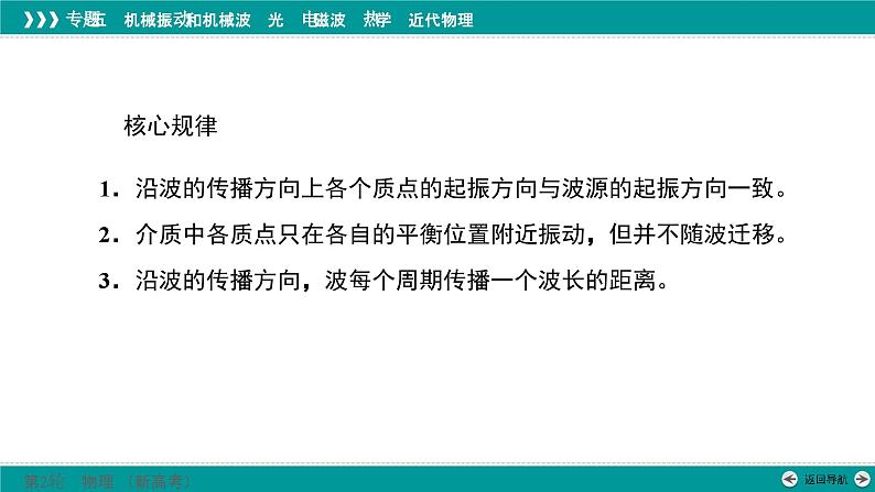 高考物理 专题五　第一讲　机械振动和机械波课件PPT06