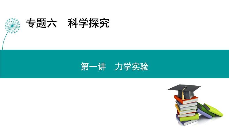 高考物理 专题六　第一讲　力学实验课件PPT第1页