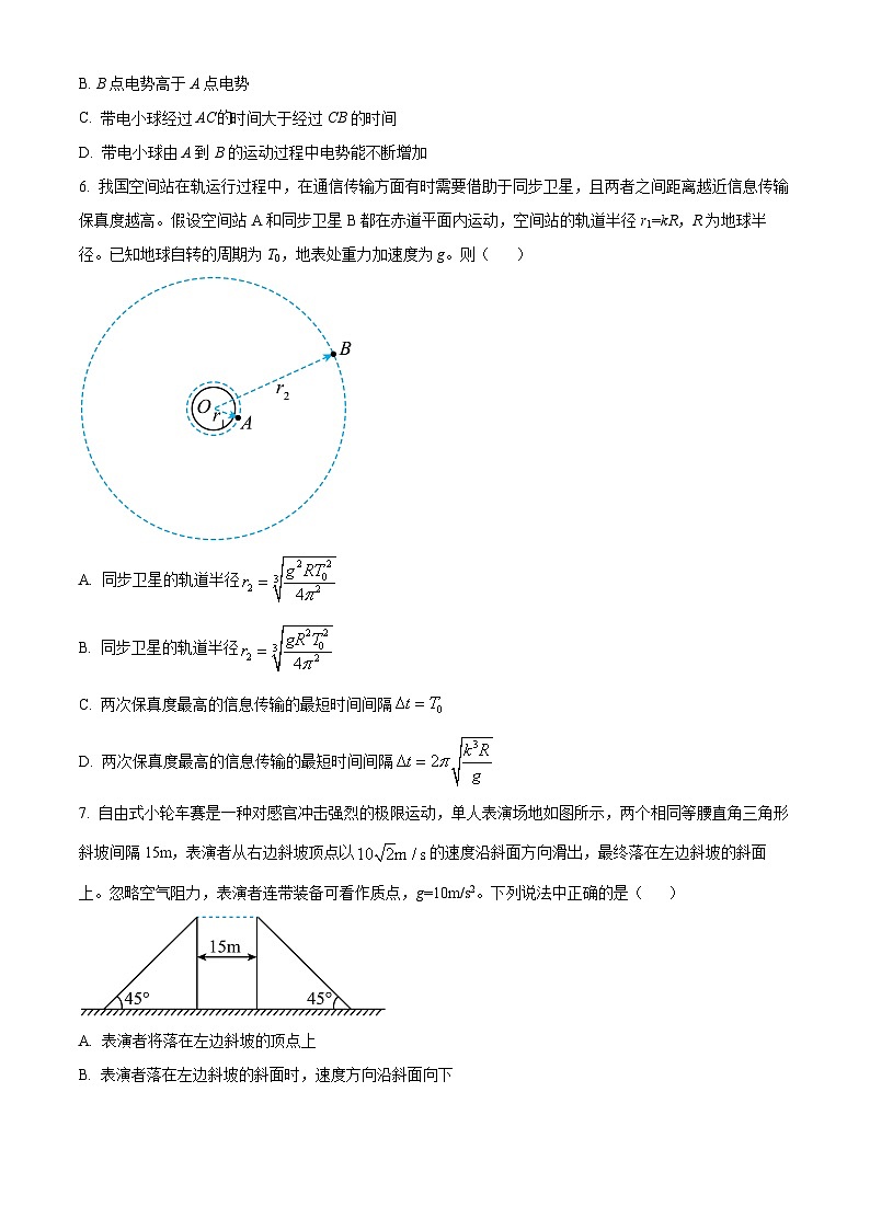 2024届河北省保定市高三下学期一模物理试题（原卷版+解析版）03