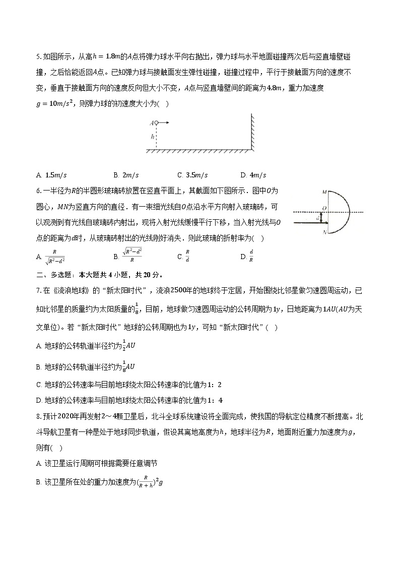 2024年天津中学高考物理一模试卷(含解析）02