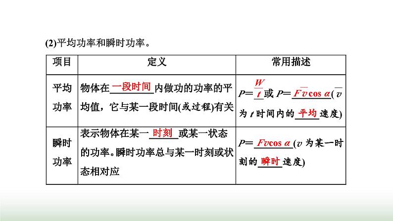 粤教版高中物理必修第二册第四章机械能及其守恒定律第二节功率课件06