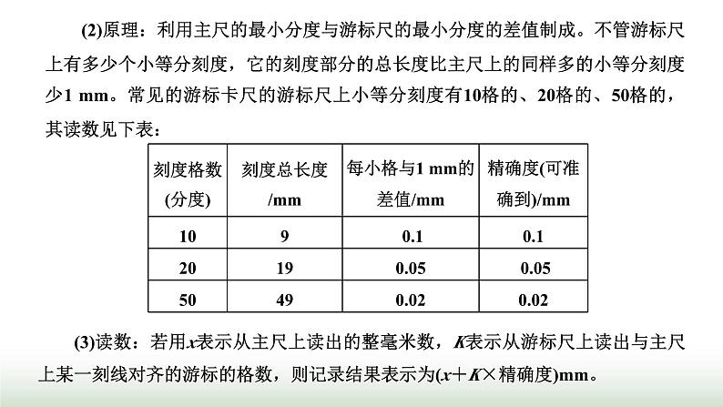 粤教版高中物理必修第三册第三章恒定电流第三节测量金属丝的电阻率课件03