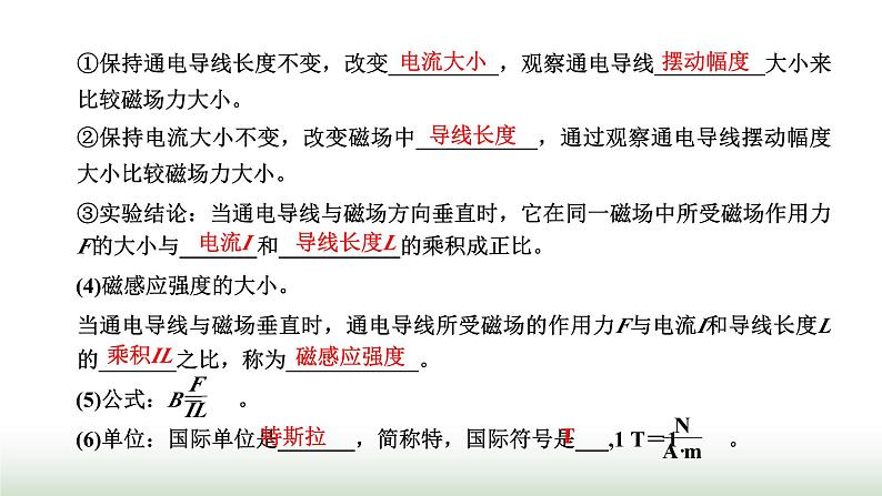 粤教版高中物理必修第三册第六章电磁现象与电磁波第二节磁感应强度课件03