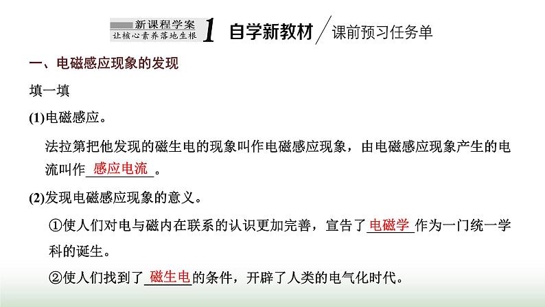 粤教版高中物理必修第三册第六章电磁现象与电磁波第三节电磁感应现象课件第2页