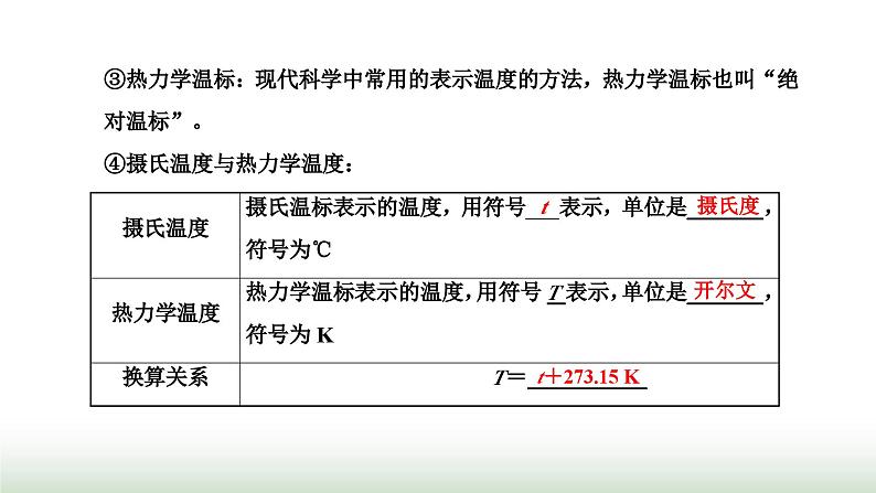 人教版高中物理选择性必修第三册第二章气体、固体和液体第一节温度和温标课件第7页