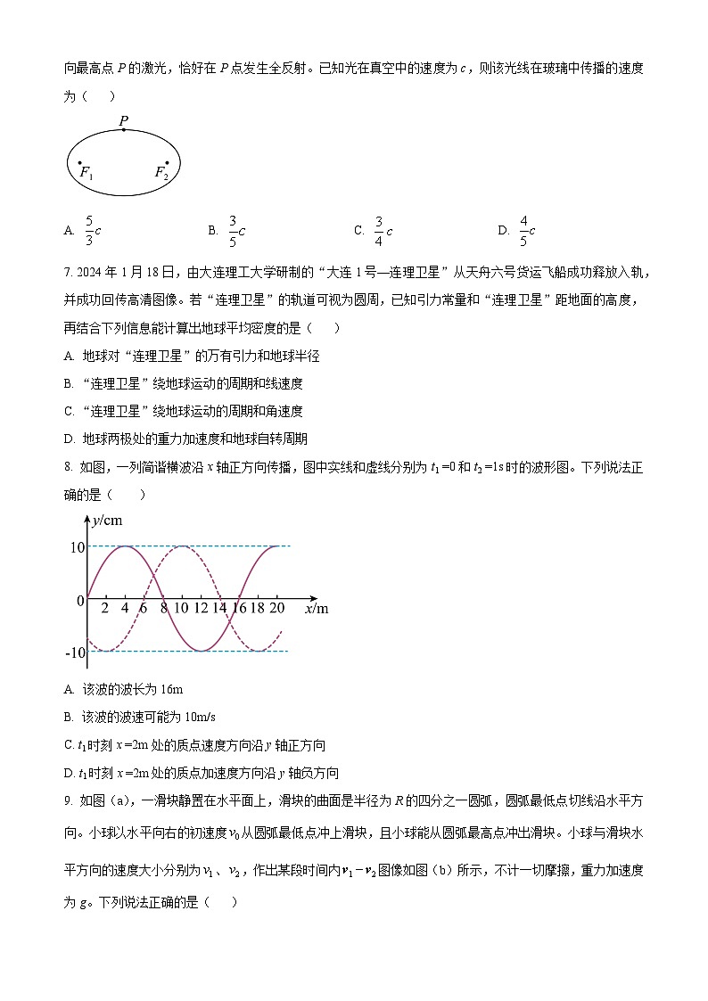 2024届吉林省长春市高三下学期质量监测（三）物理试题（原卷版+解析版）03