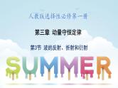 3.3+波的反射、折射和衍射.+课件-2023-2024学年高二上学期物理人教版（2019）选择性必修第一册