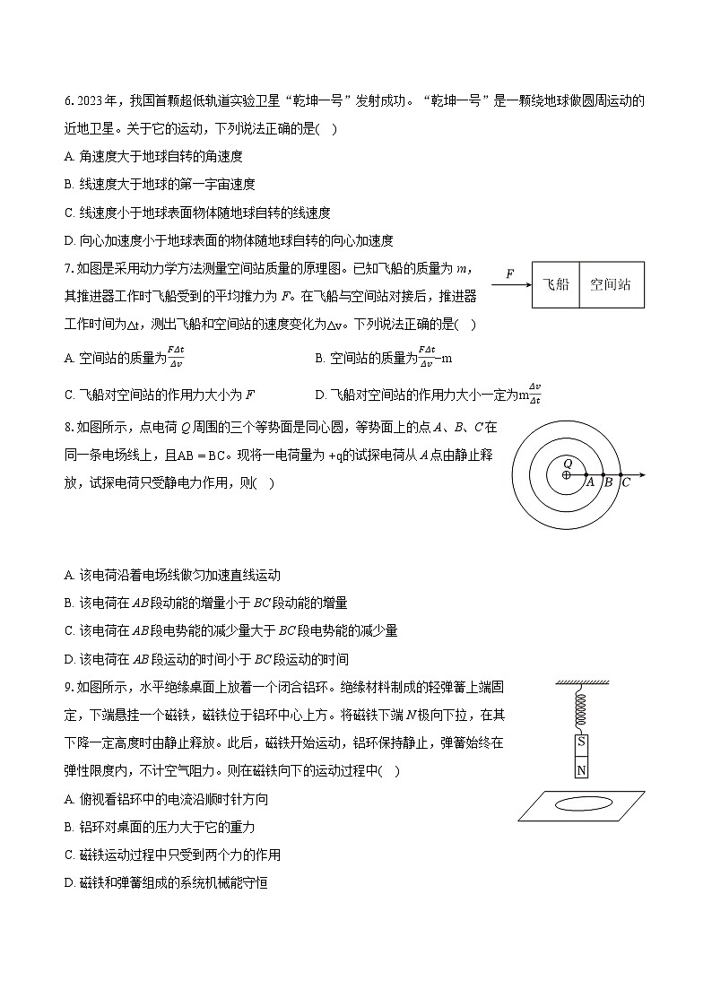 2024年北京市西城区高考物理一模试卷(含详细答案解析)02