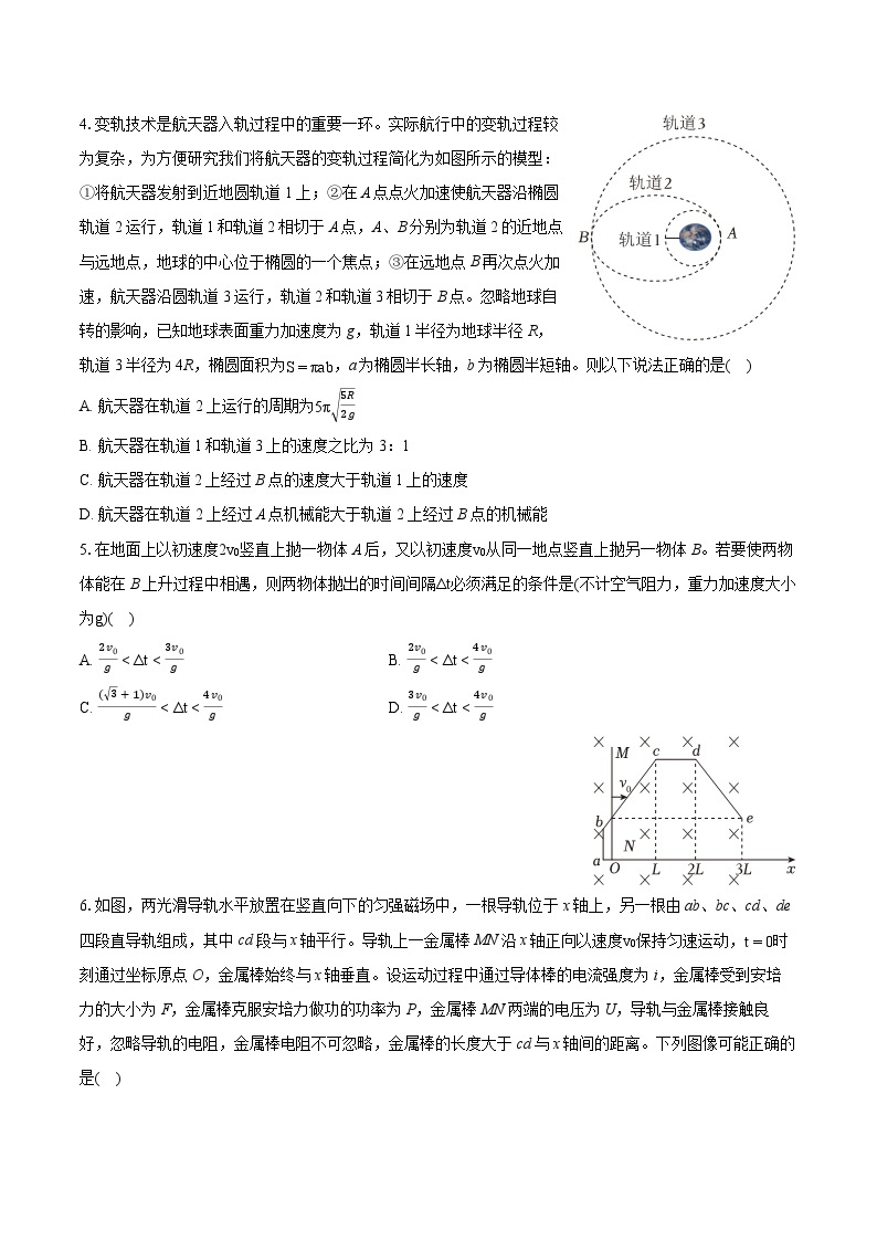 2024年湖南省长沙一中高考物理自主检测试卷（2月份）(含详细答案解析)02