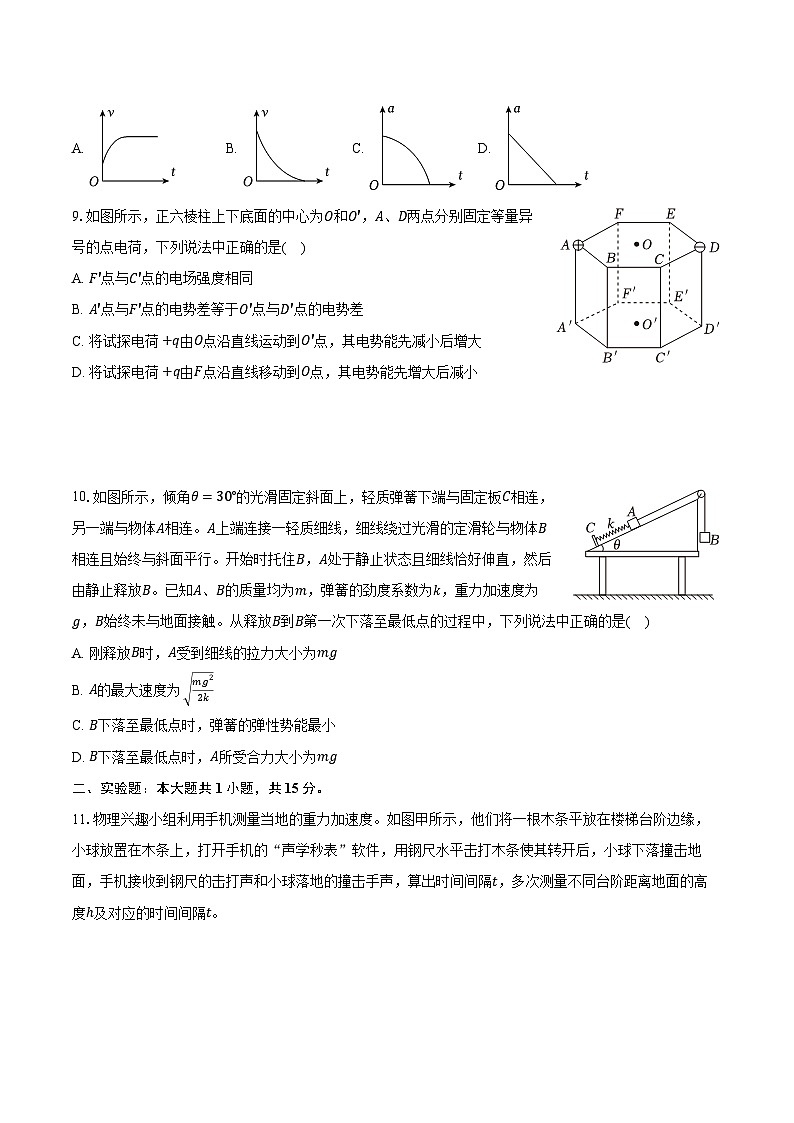 2024年江苏省南通市如皋市高考物理二模试卷（含解析）03