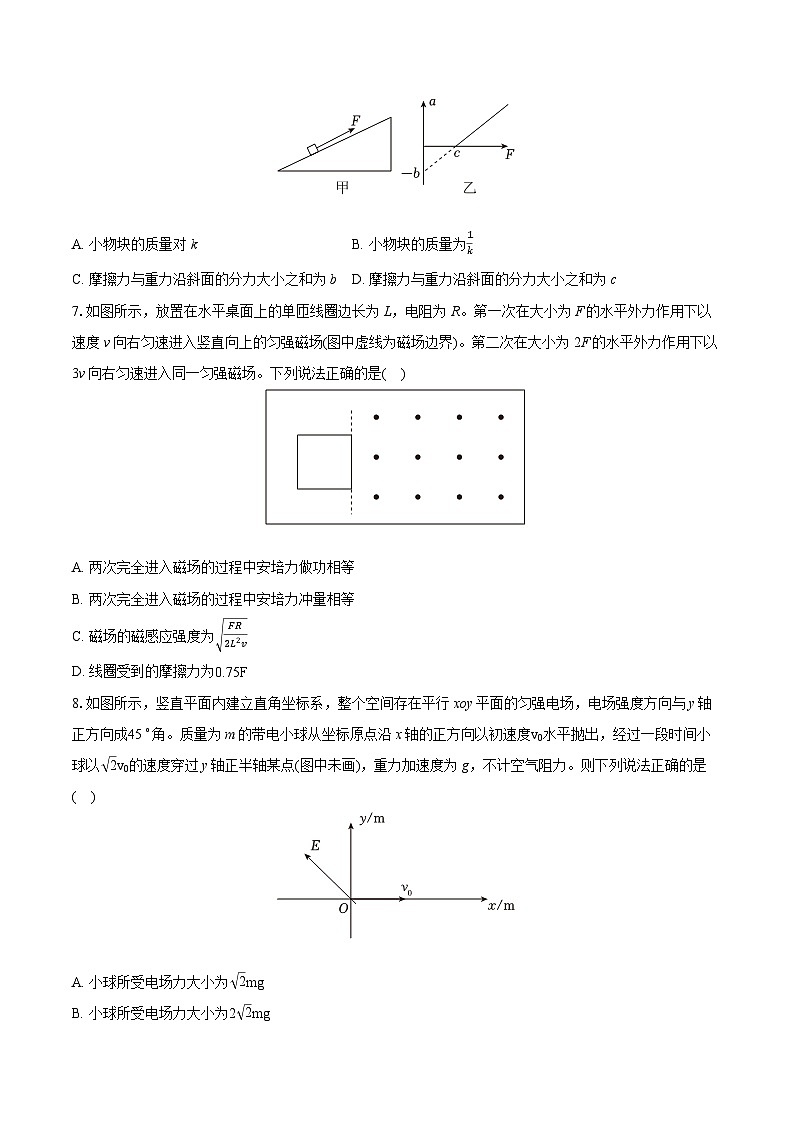 2024年四川省成都七中高考物理二诊模拟试卷(含详细答案解析)03