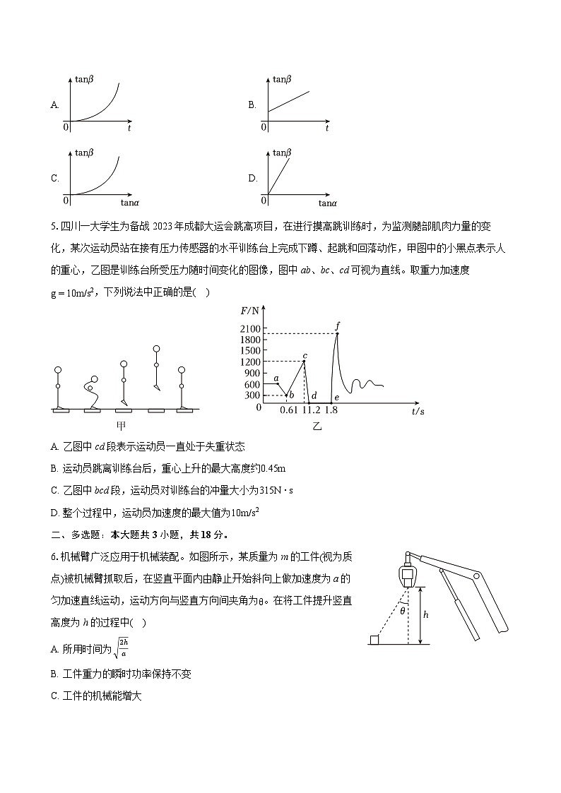2024年四川省泸州市高考物理一模试卷(含详细答案解析)02