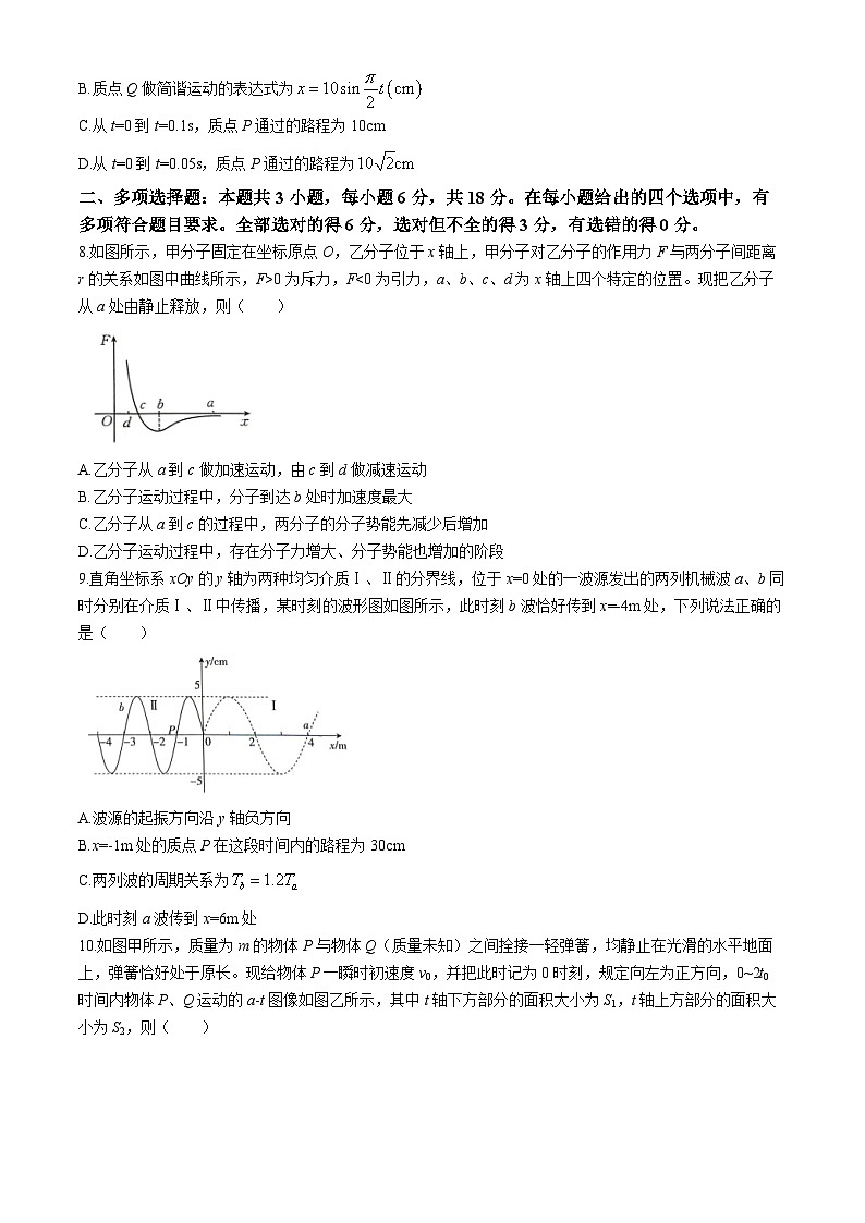 河北省秦皇岛市卢龙县第二高级中学2023-2024学年高二下学期期中考试物理试卷第3页