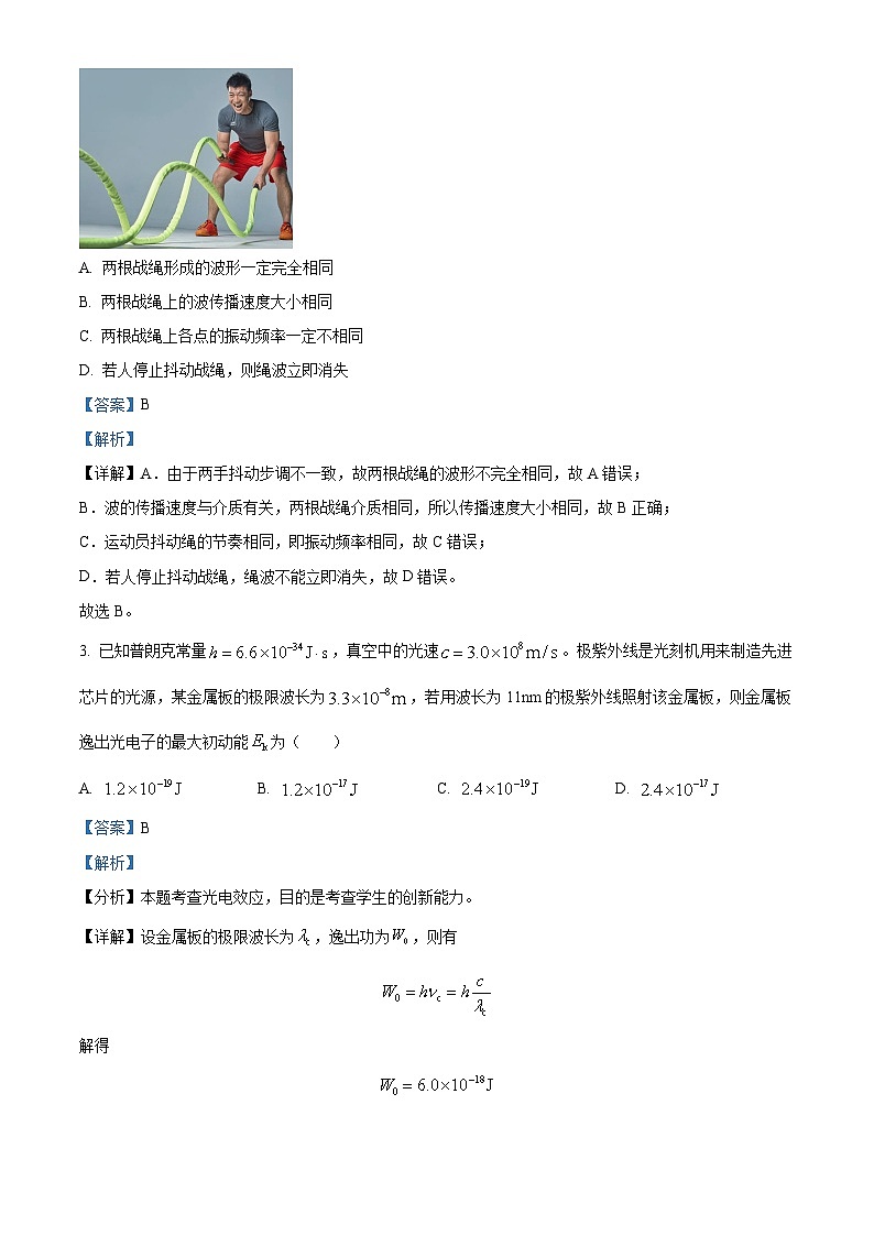 精品解析：2024届广西南宁市高三下学期二模物理试题（解析版）第2页
