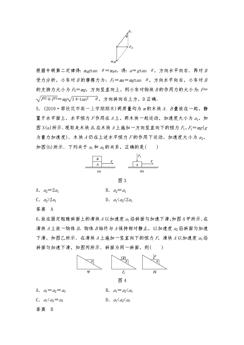 人教版（2019）高中物理必修一新教材同步 章末检测试卷(四)--教师版第3页